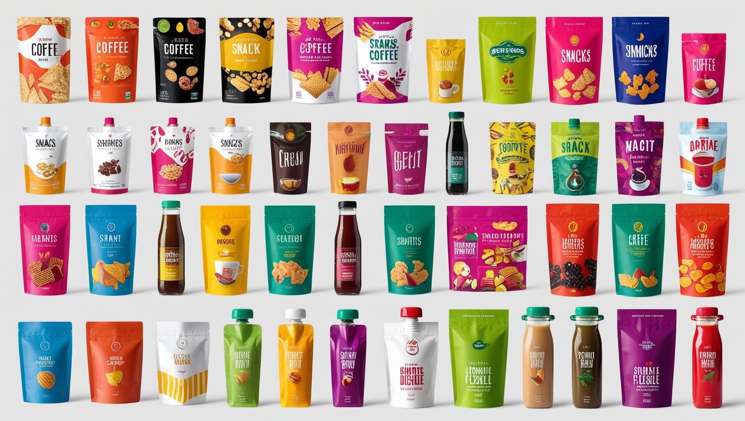 food & beverage flexible packaging in digital print